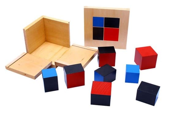 cube du binome, cube montessori, puzzle montessori, puzzle en 3d, puzzle montessori en relief