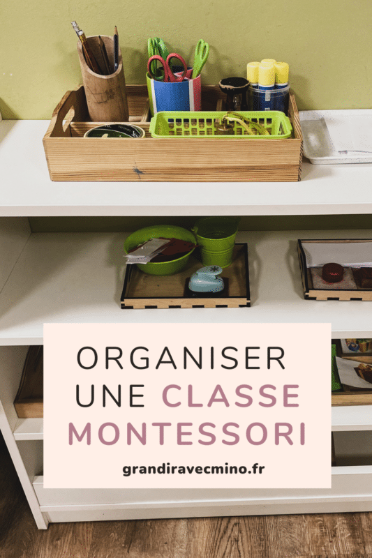 organiser classe montessori