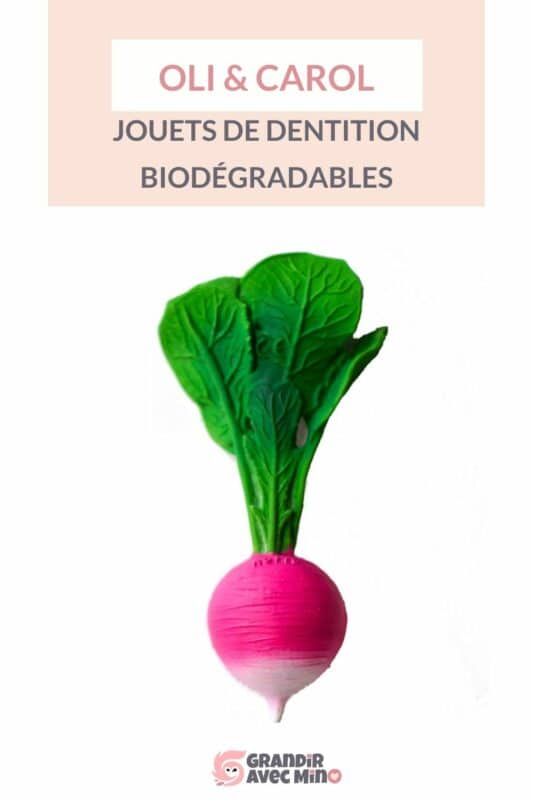 jouets de dentition biodégradables