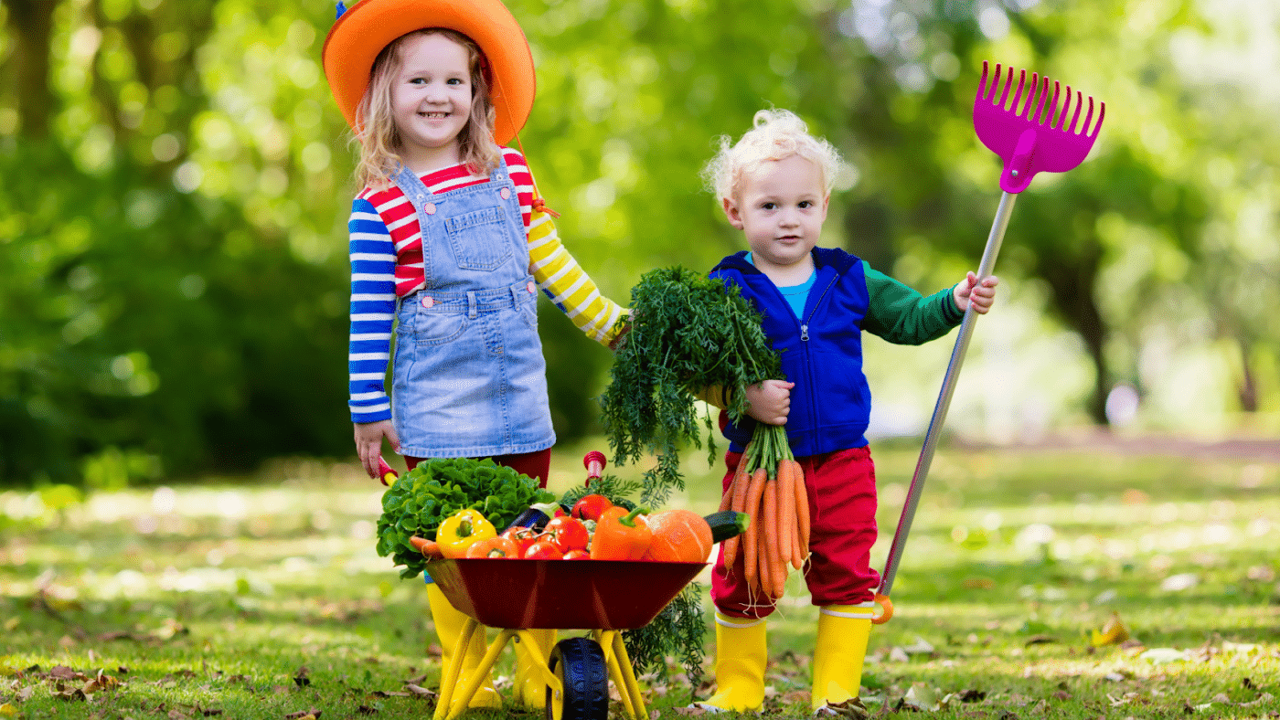 jardiner avec des enfants