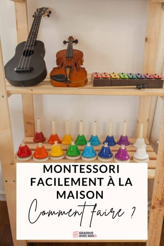 faire des activités montessori a la maison