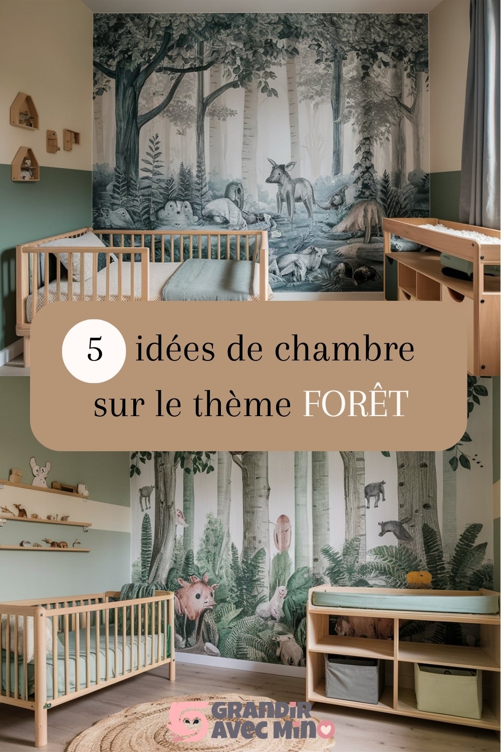 6 chambre enfant foret