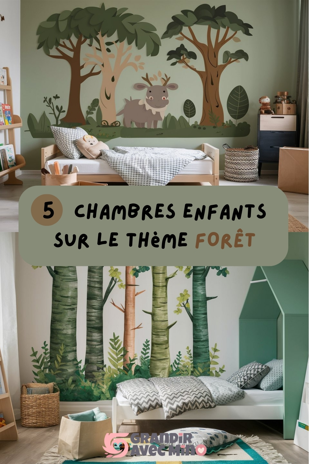 8 chambre enfant foret