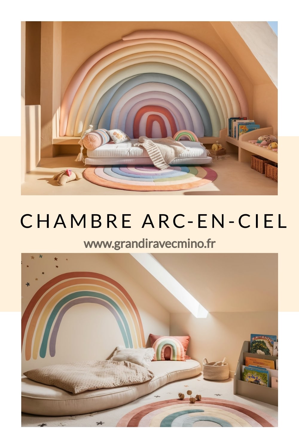 chambre decoration arc en ciel