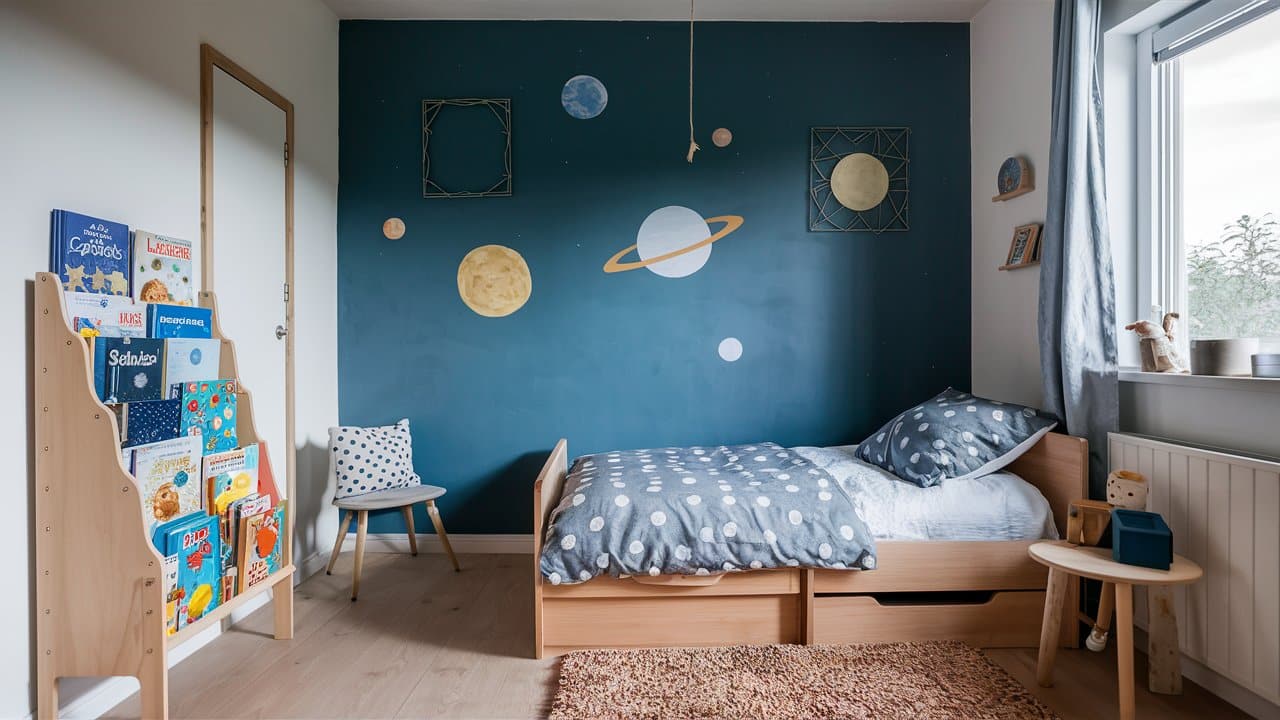 chambre d'enfant sur le theme de l'espace (6)