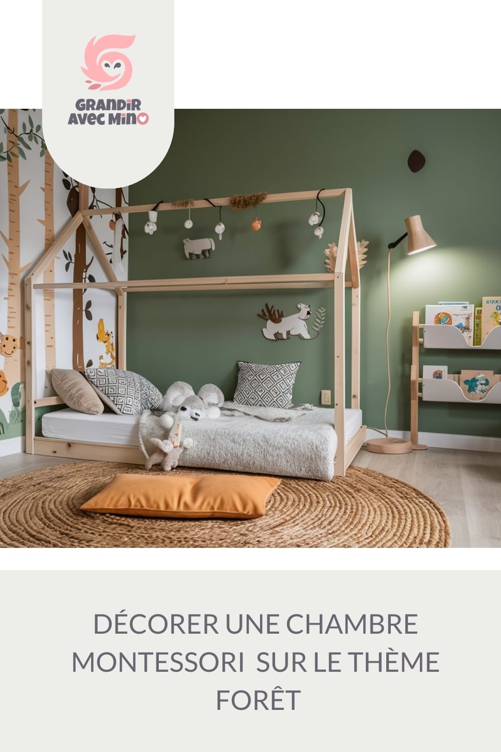 chambre enfant foret tendance