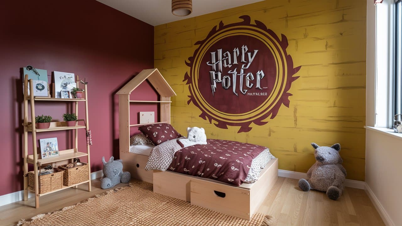 chambre enfant harry potter gryffondor (2)