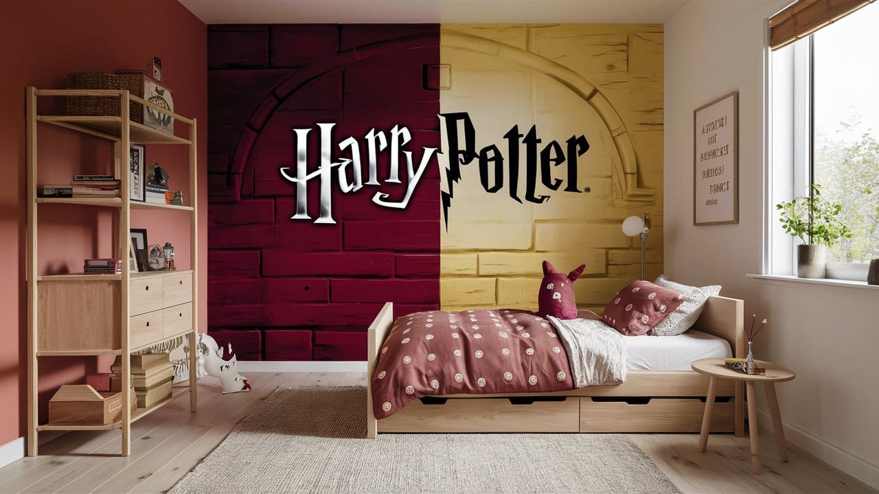 chambre enfant harry potter gryffondor (5)