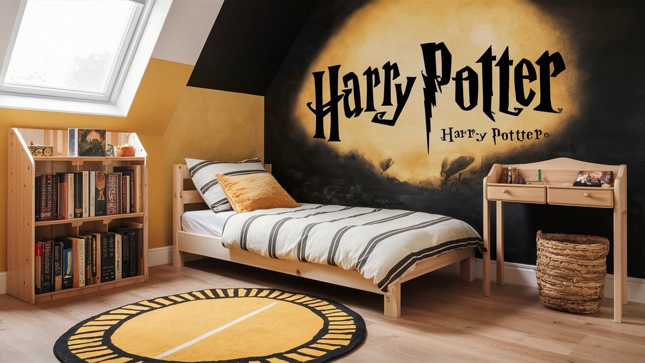 chambre enfant harry potter poufsouffle (4)