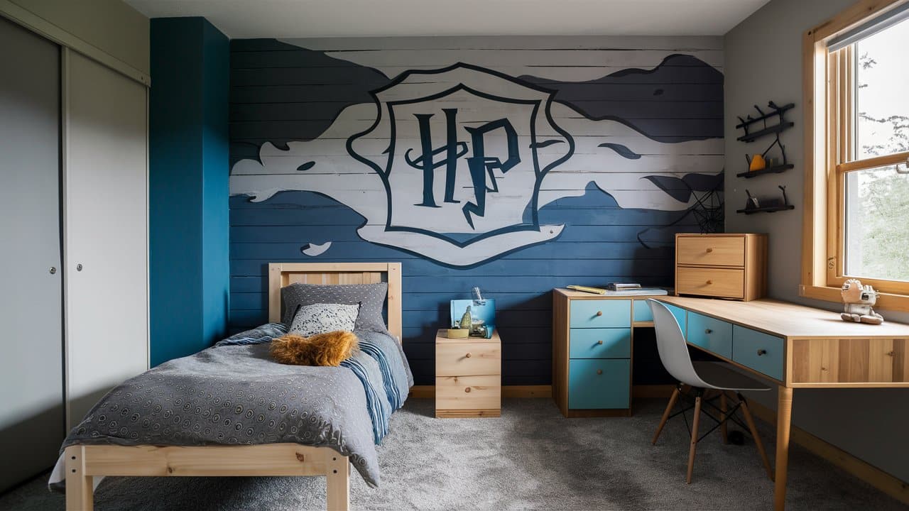 chambre enfant harry potter serdaigle (3)