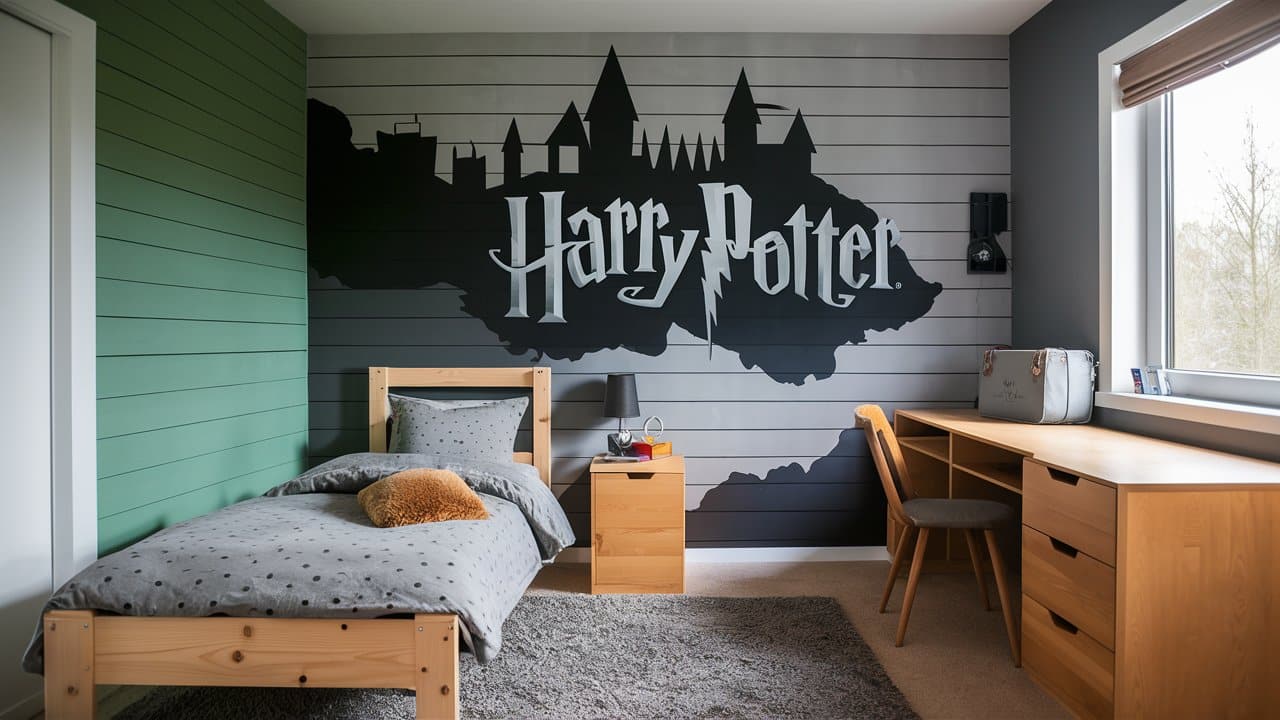 chambre enfant harry potter serpentard (1)