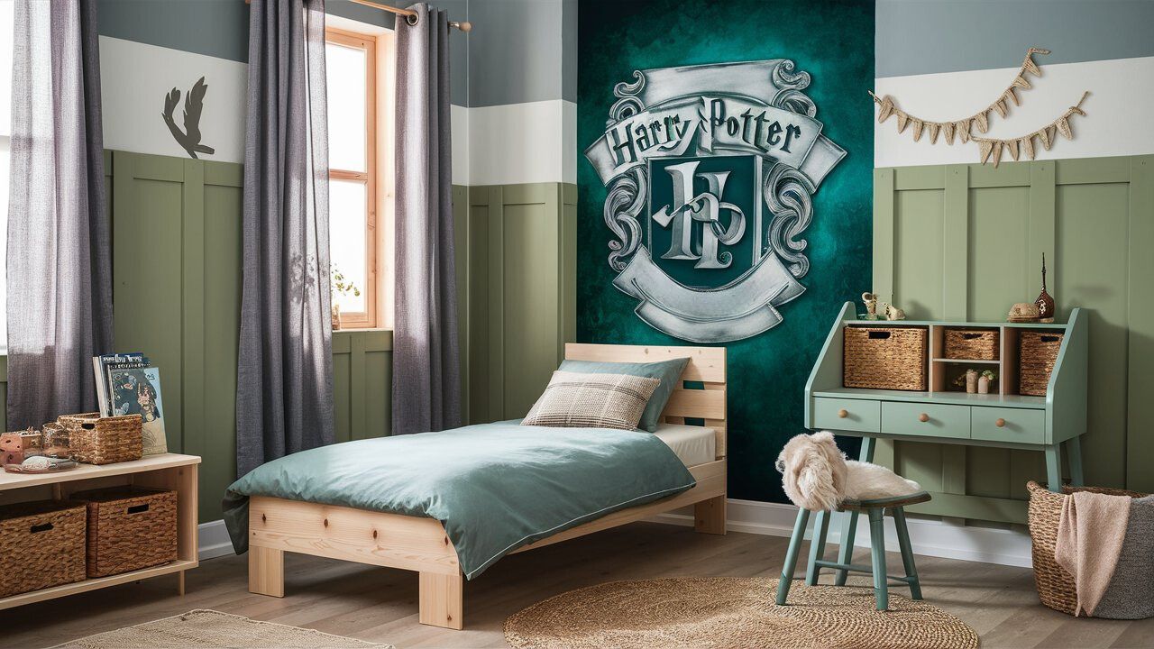 chambre enfant harry potter serpentard (1)