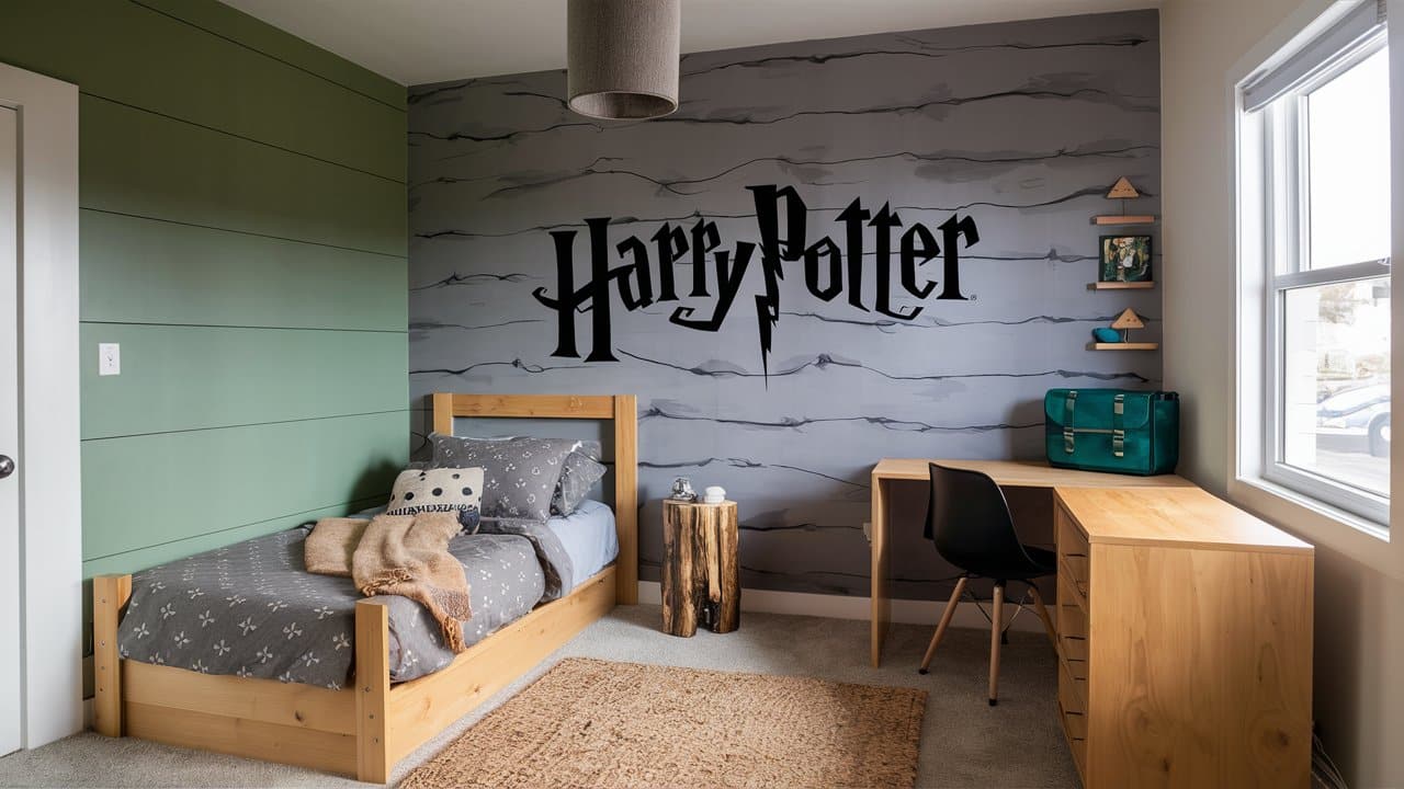 chambre enfant harry potter serpentard (2)