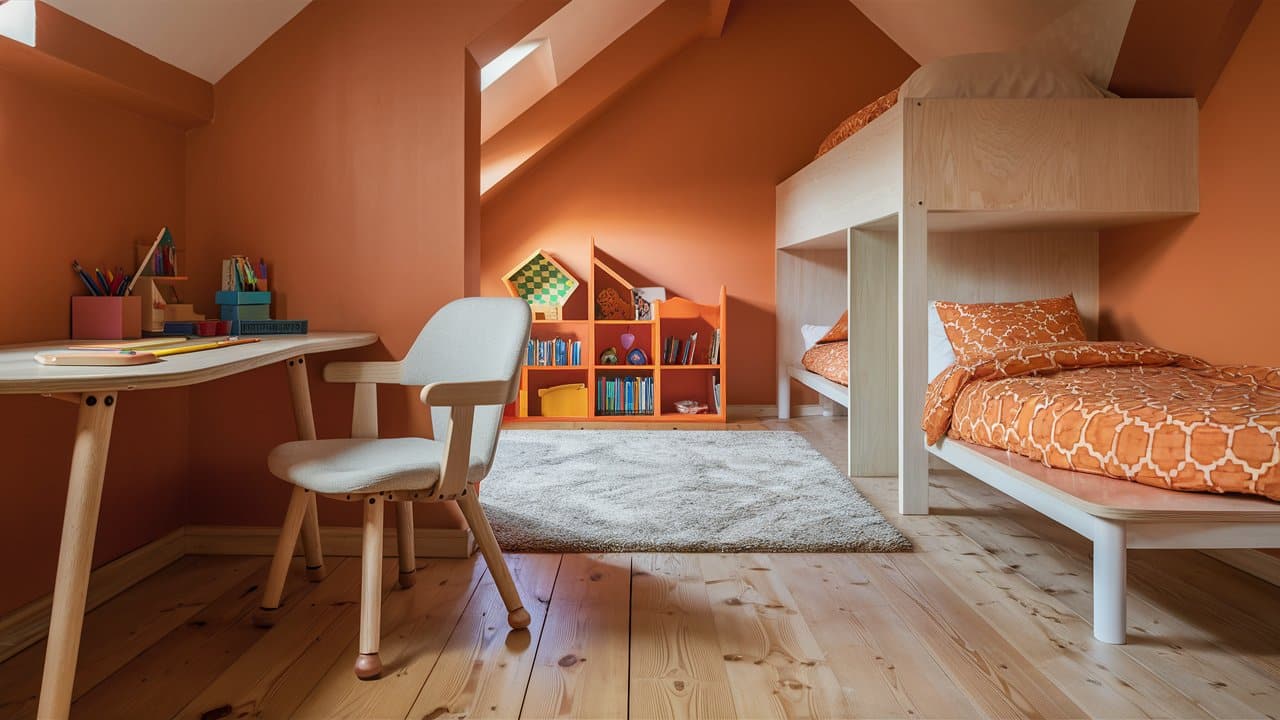 chambre enfant orange (1)