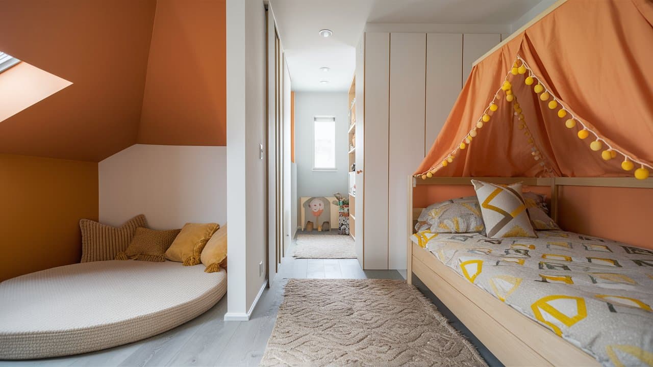 chambre enfant orange (10)