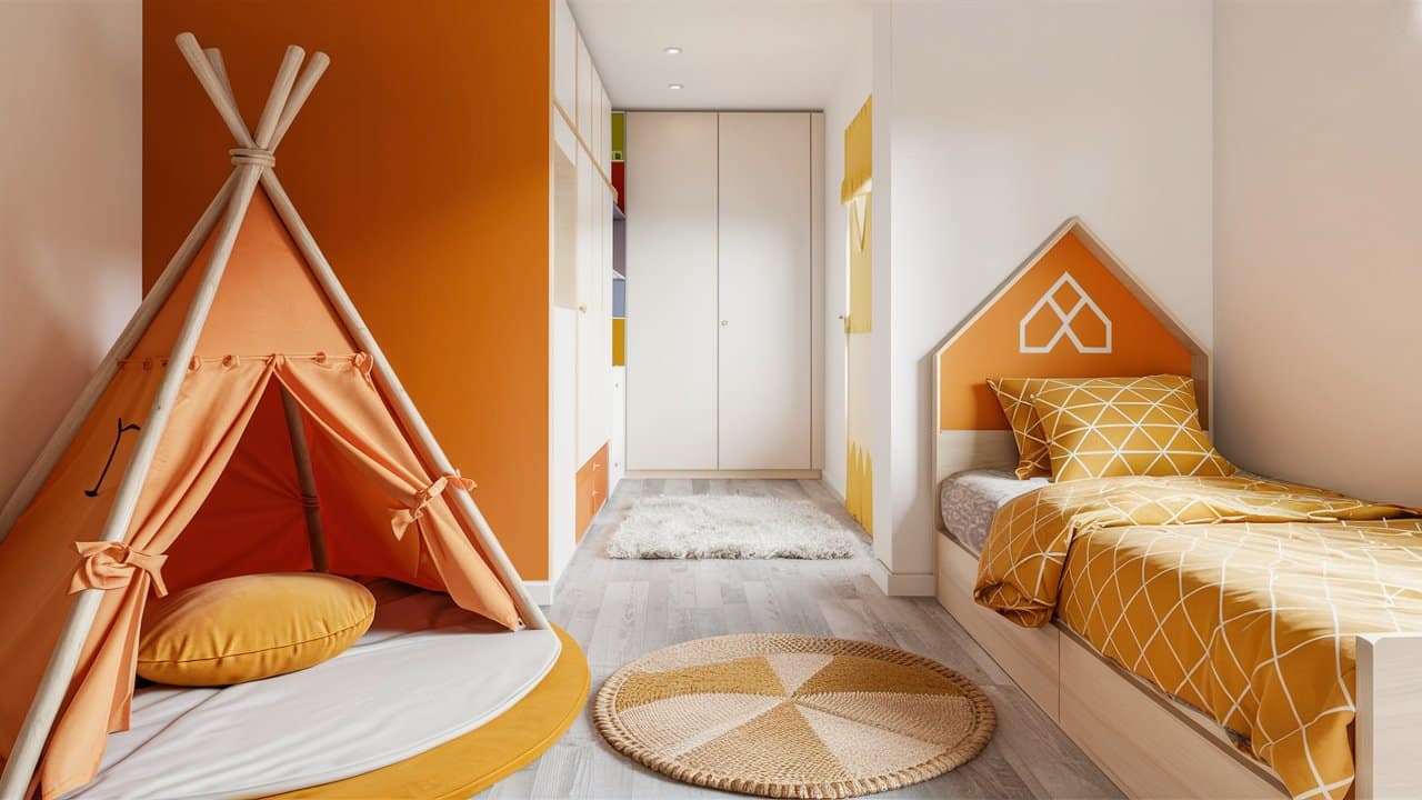 chambre enfant orange (13)