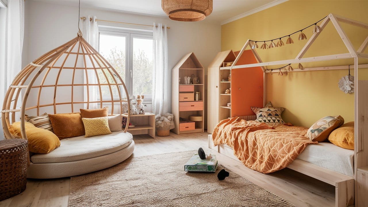 chambre enfant orange (8)