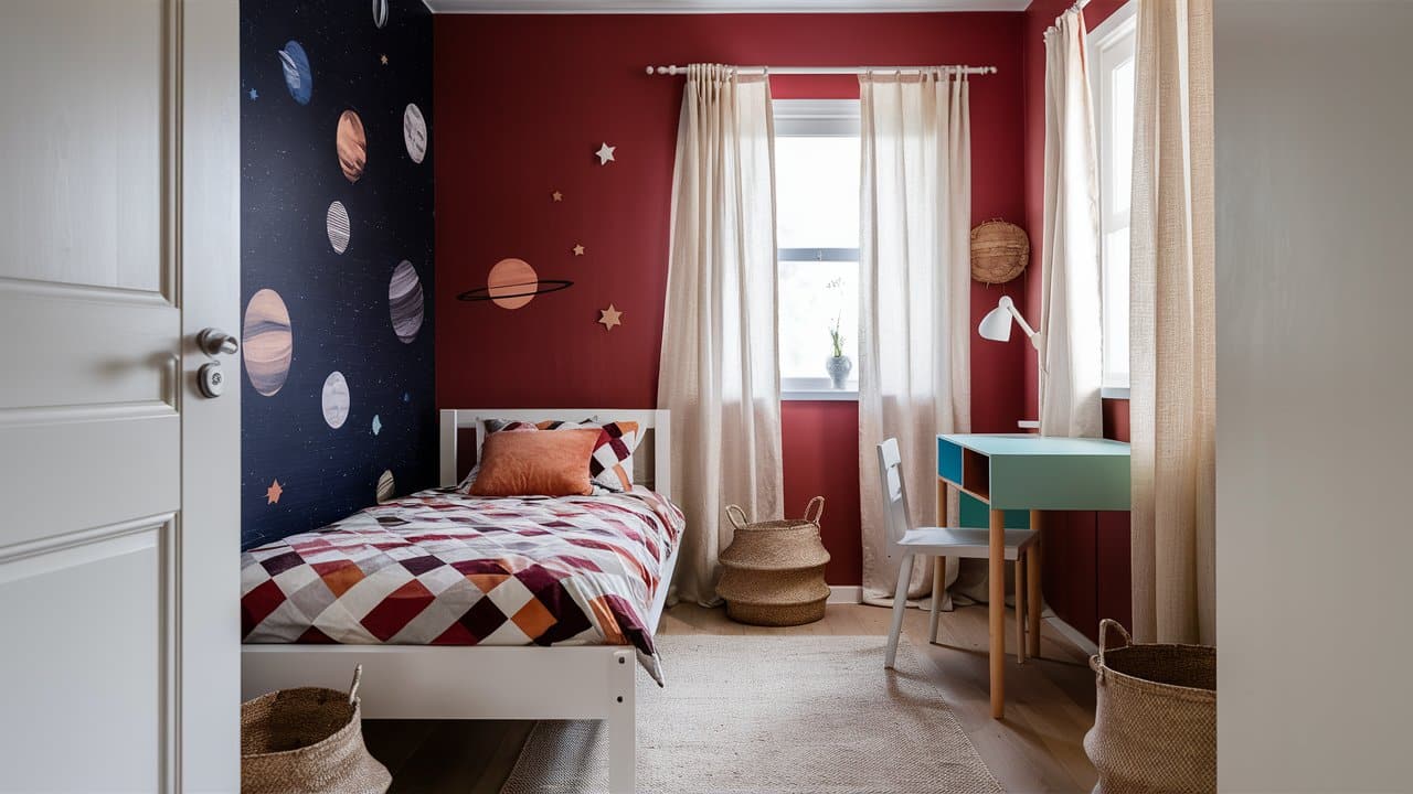 chambre adolescent theme espace