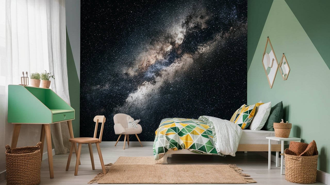 chambre enfant sur le theme de l'univers (6)