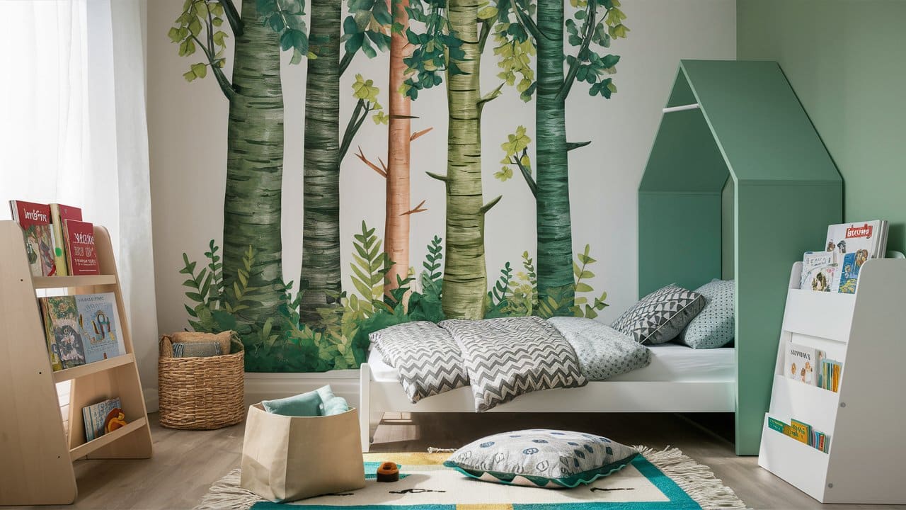 chambre foret enfant 2 ans