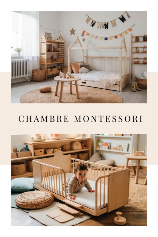 chambre montessori bebe enfant