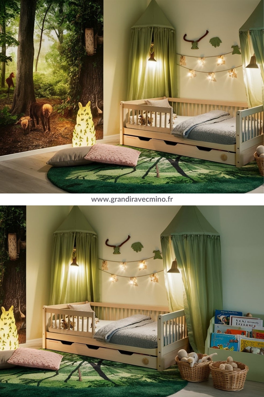 decoration chambre feerique foret