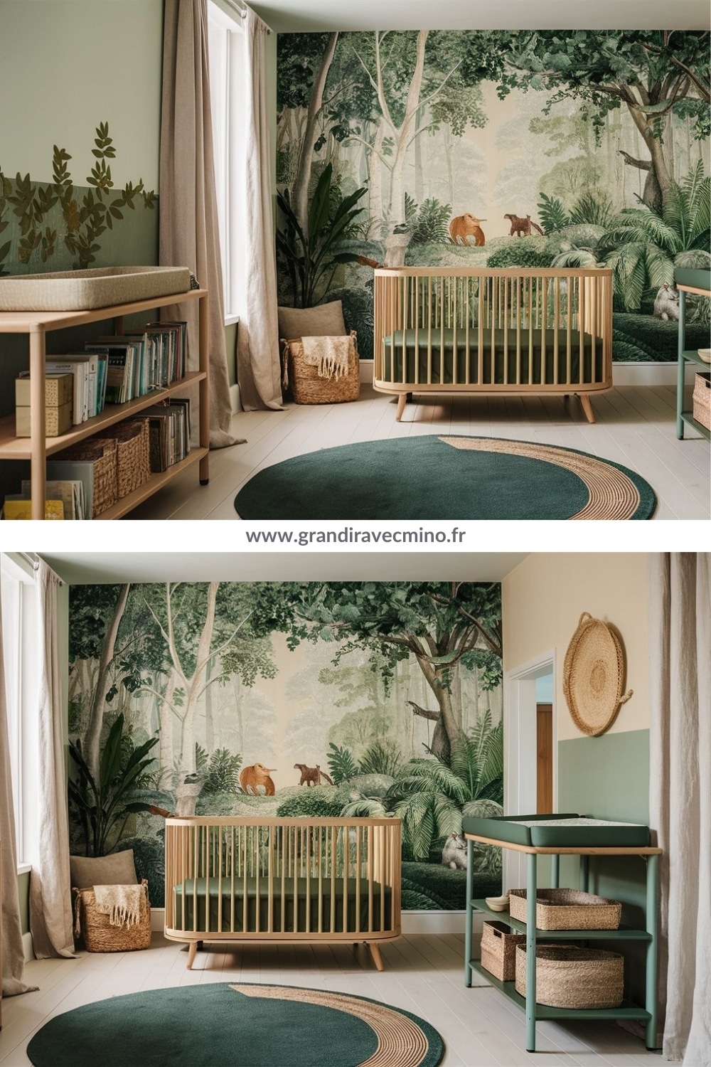 inspiration chambre bébé foret