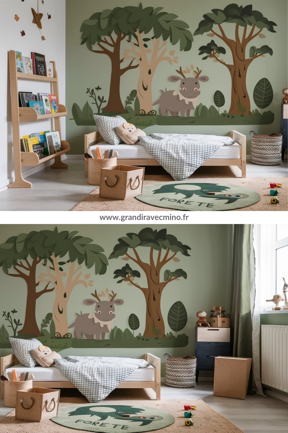 inspiration chambre enfant foret