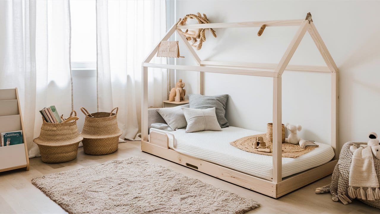 lit cabane chambre beige (7)