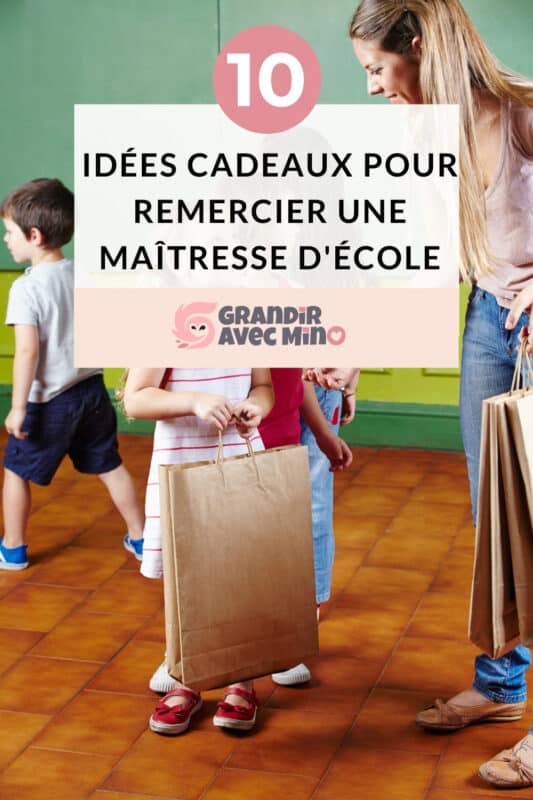 cadeaux pour remercier une maîtresse