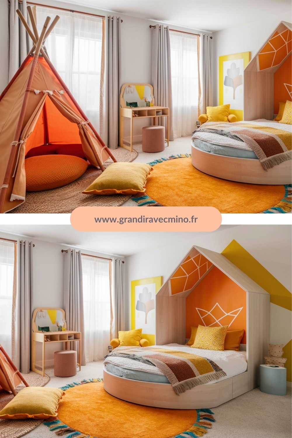 chambre enfant deco orange (1)