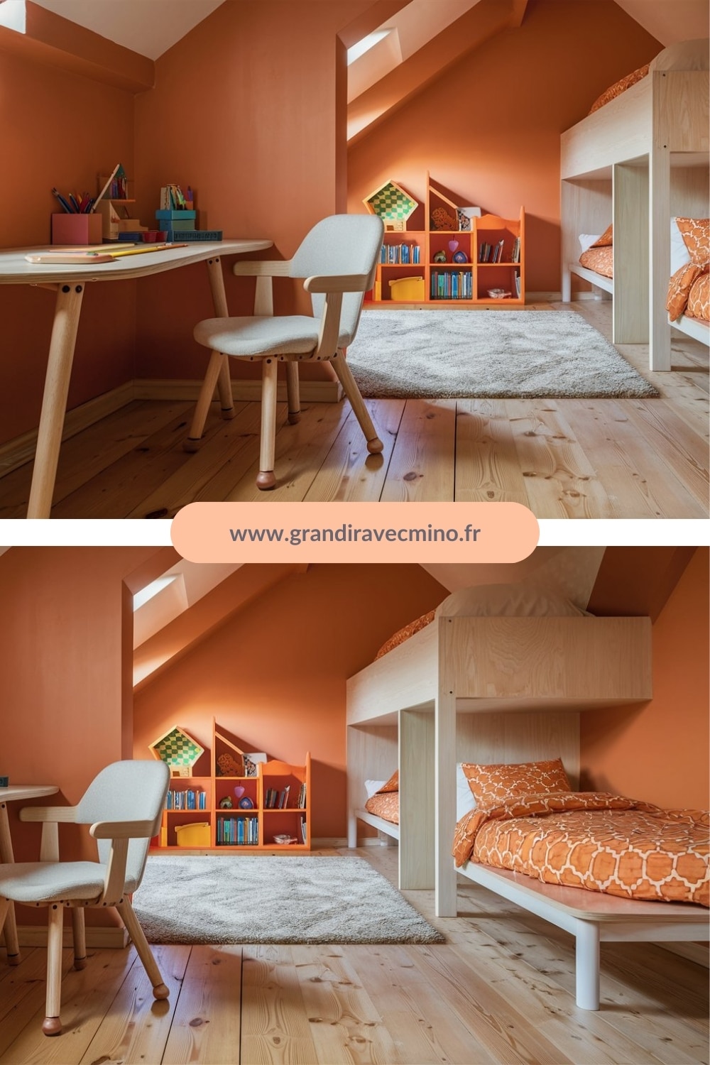 chambre enfant deco orange (14)