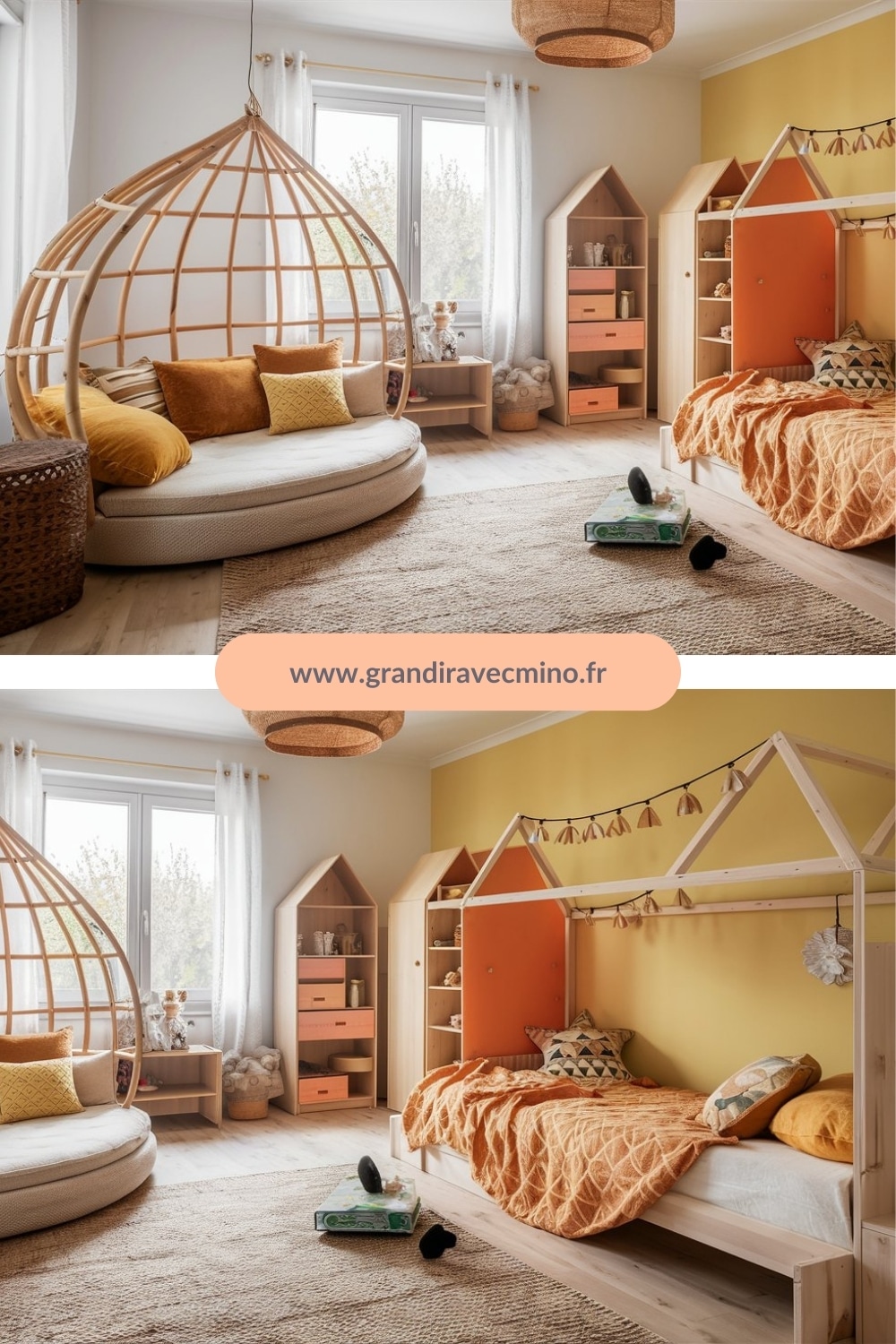 chambre enfant deco orange (5)