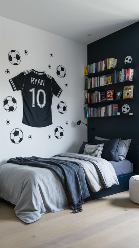 chambre enfant football 10