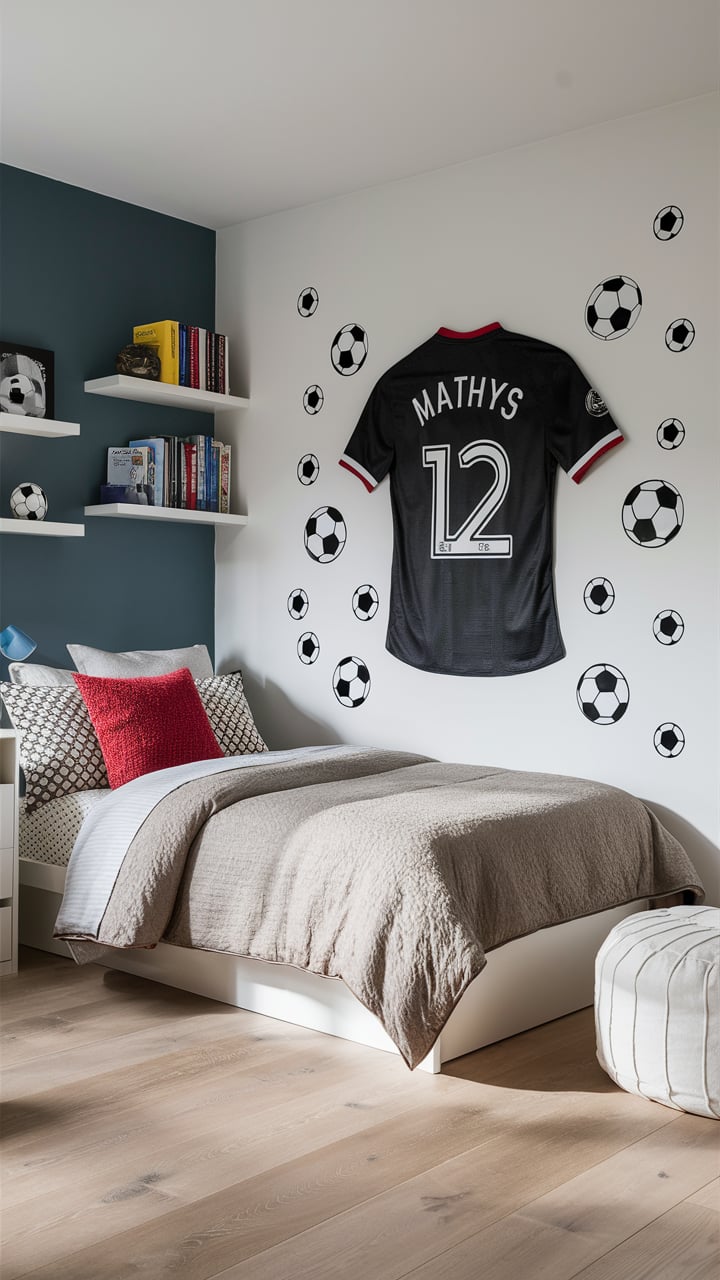 chambre enfant football 17