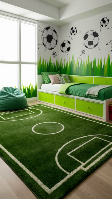 chambre enfant football 18