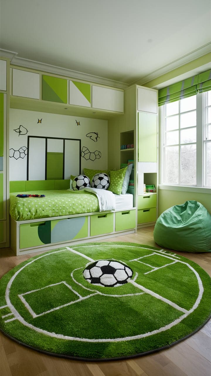 chambre enfant football 19