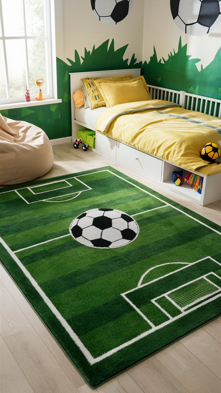 chambre enfant football 24