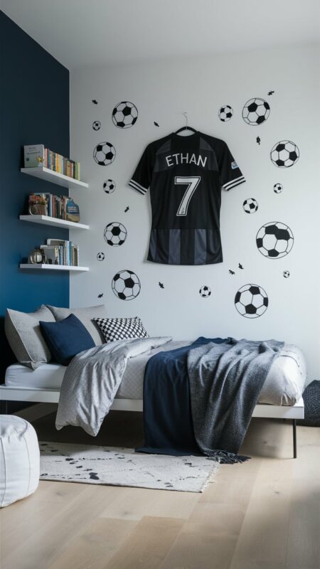 chambre enfant football 7