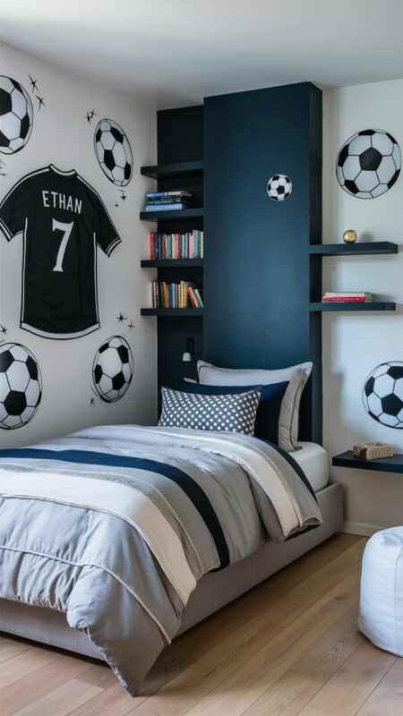 chambre enfant football 8