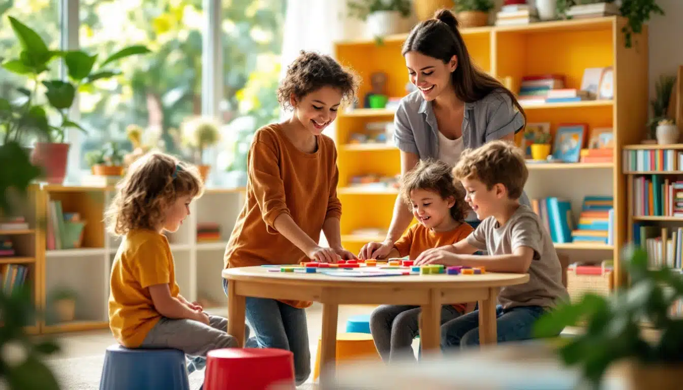 monde peinture enfant