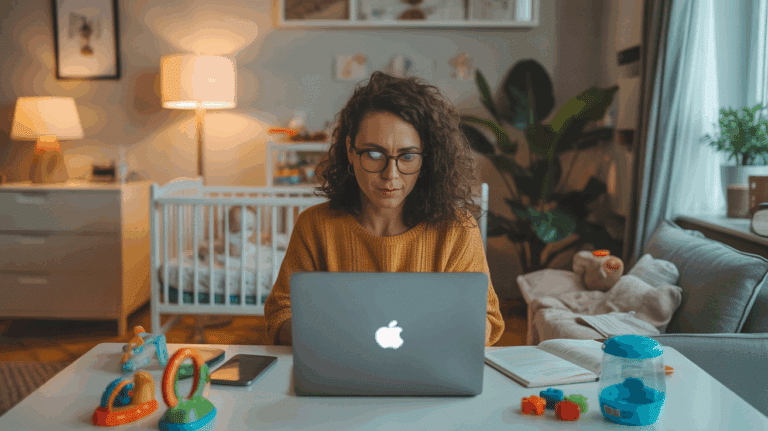 parent teletravail jouets journee