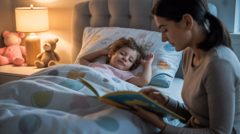 scene coucher enfant