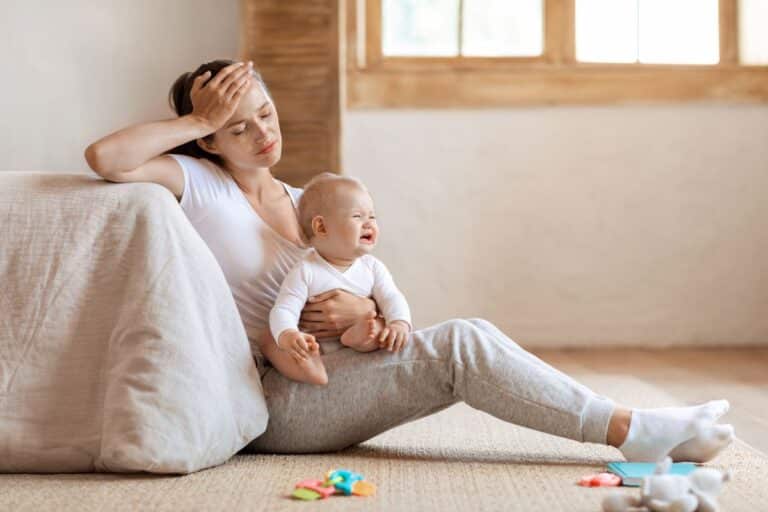 maman sur son quotidien épuisant