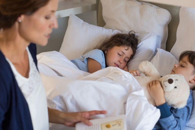 routine du soir de cette maman