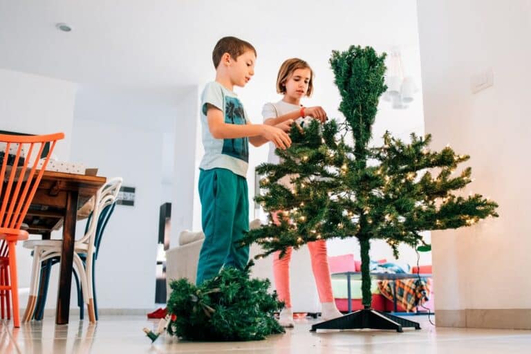 installer le sapin noel